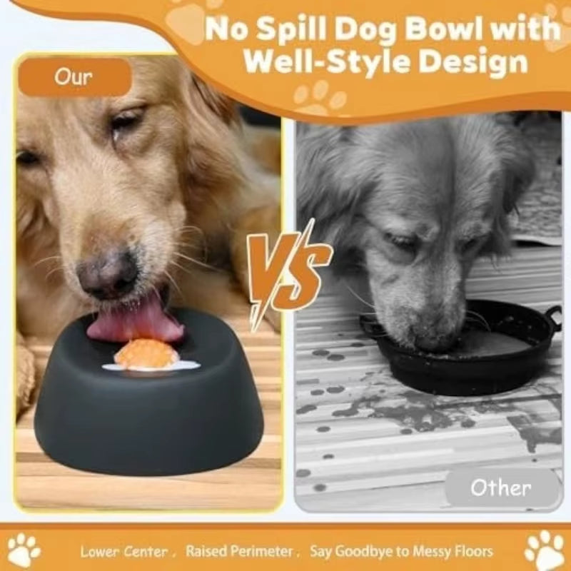 Anti-Choking Slow Feeder Dog Bowl Non-Slip 3/4 Cup - Lick Toy for Liquid Treats Bone Broth Yogurt