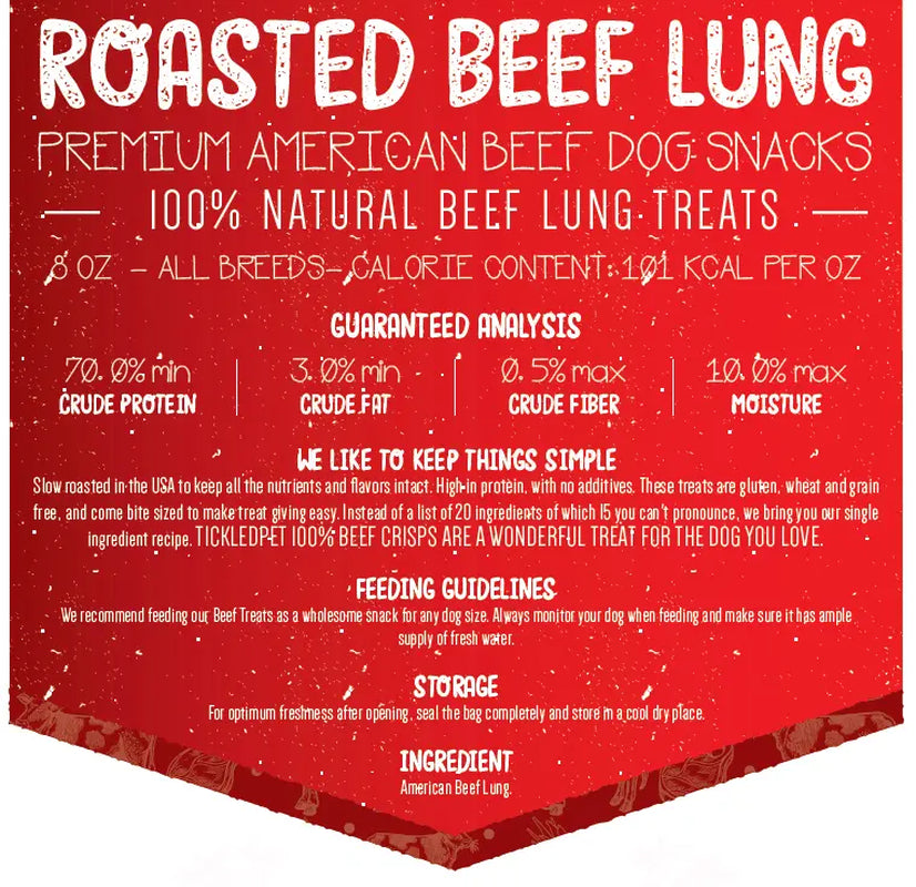 Natural Beef Crisps Dog Training Treats | Bite Sized